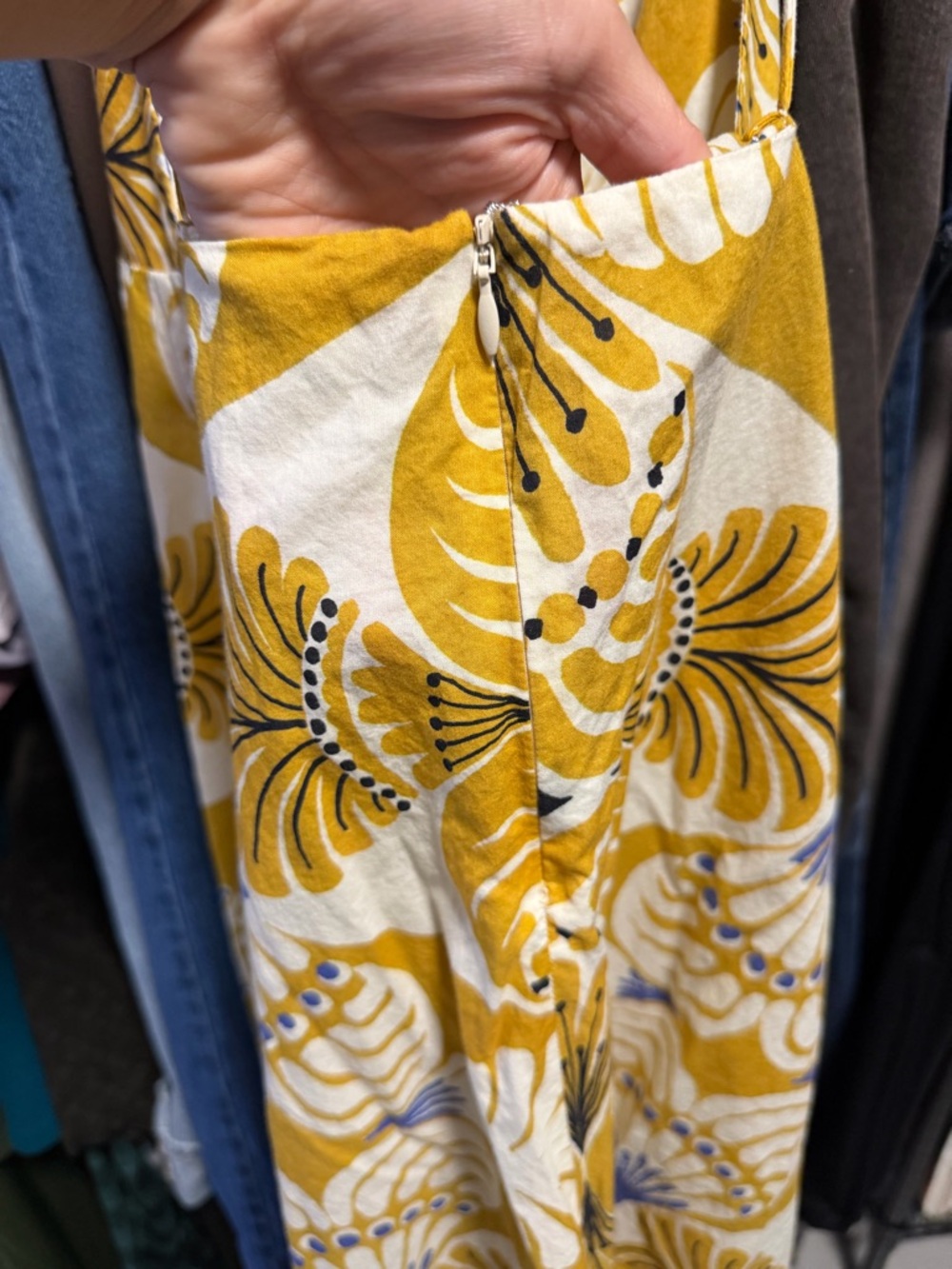 Zara Flowy Printed Midi Dress – Size M – Like New - Picture 5 of 5